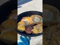 Cracker Barrel eggs in a basket