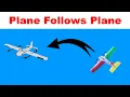 Autonomous plane chasing - it works Plane follows plane ArduPilot Magic