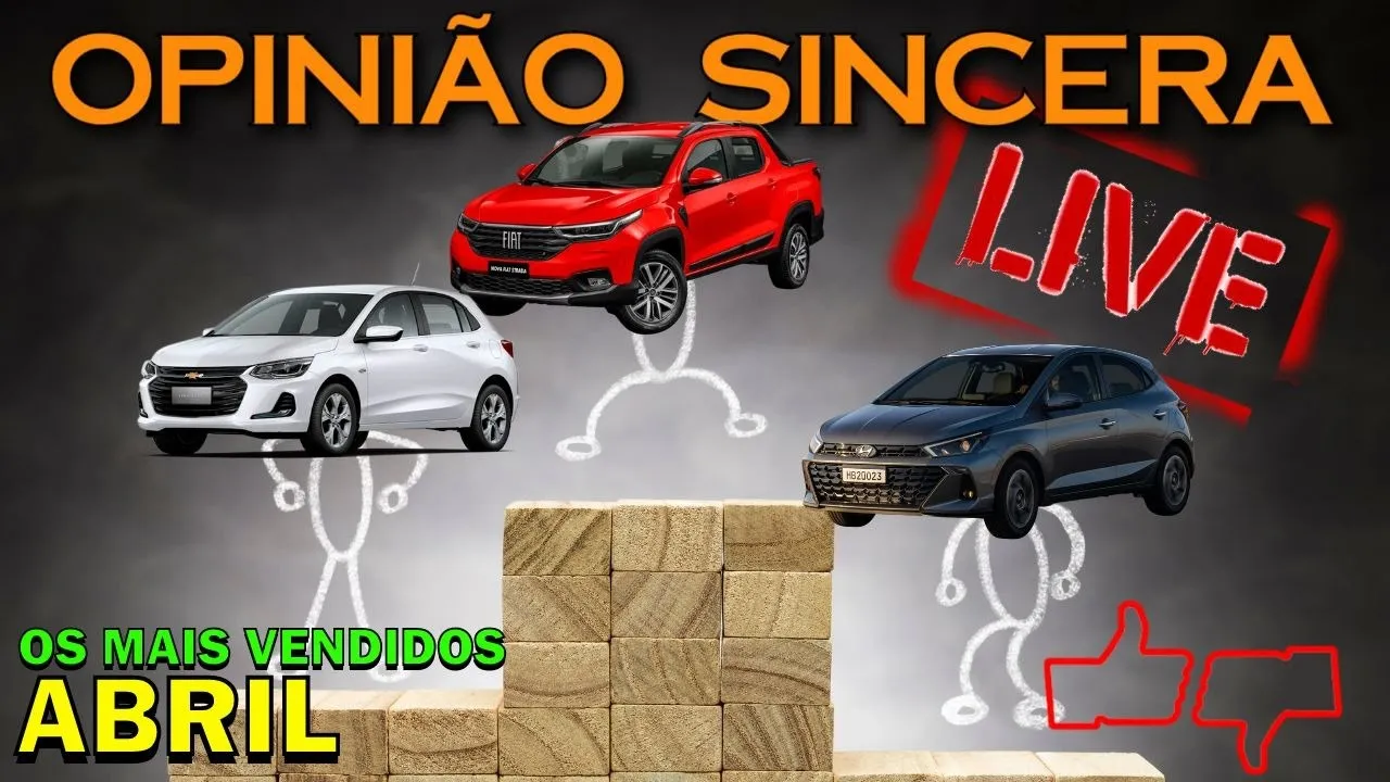 Carros mais vendidos de Abril de 2023! Surpresas? Você pergunta, a gente responde