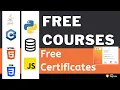 6 Free Certification Courses Python JS Java SQL C HTML CSS LetsUpgrade Free Courses