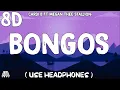 Download Lagu Cardi B Feat. Megan Thee Stallion - Bongos ( 8D Audio ) - Use Headphones 🎧
