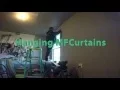 How to Give a Garage a Finished Look by Hanging Curtains How to Finish a Garage