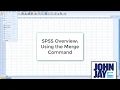 Using the Merge Command in SPSS