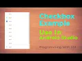 checkbox in android studio example Programming With GM
