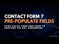 Contact Form 7 Pre Populate Fields Auto populate Contact Form 7 input fields with URL Parameter