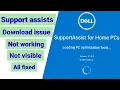 Support assists issue Installation issue All issues fixed in one