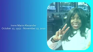 Irene Alexander - Homegoing Live Stream