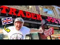 Brits FIRST Time Shopping At TRADER JOES American Supermarket