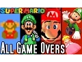 Download Lagu Super Mario ALL GAME OVER SCREENS 1985-2015 (Wii U to NES)