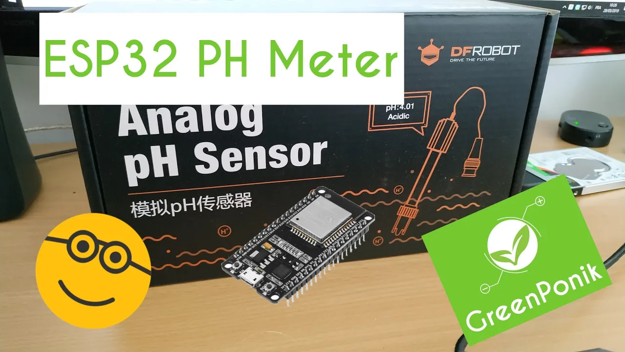 PH Meter Calibration with ESP32 and DFRobot SEN0161-V2 Module