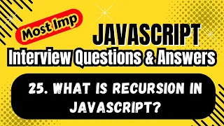 Top JavaScript Expert Reveals BEST Recursion Techniques