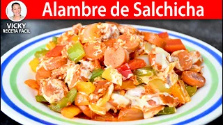 ALAMBRE DE SALCHICHA | Vicky Receta Facil