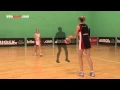 Netball Bounce Pass Drill