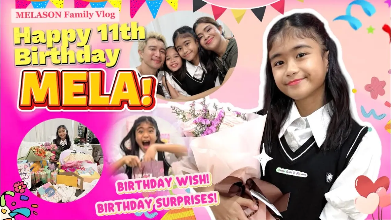 Happy 11th Birthday Ate Mela | MelaSon Family Vlog