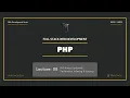 Lecture 08 - PHP Arrays Explained Declaration Indexing Looping