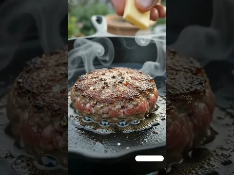 Tiny Cheeseburger, Giant Hands 🍔 #miniaturecooking #tinyfood #asmr