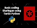 How to draw Sharingan Using Turtle Python - Basic coding
