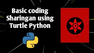 How to draw Sharingan Using Turtle Python - Basic coding