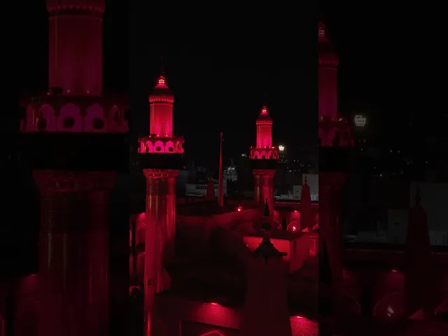 ⁣ما بينَ دمعٍ ودمعٍ رايةٌ رُفِعَت   حتَّى تعزّي عليٍّ بالذي ذُبِحَا