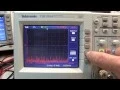 Basics of using FFT on a Tektronix TDS2000 oscilloscope