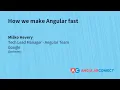 How we make Angular fast Misko Hevery