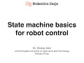 State machine basics for robot control