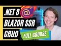 CRUD with Blazor SSR Static Server-Side Rendering in NET 8