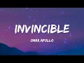 Omar Apollo - Invincible (Lyrics)