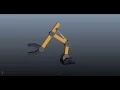 self study - Maya Robot Arm Joints Aim