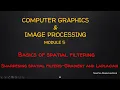 Sharpening spatial filters-Gradient and Laplacian
