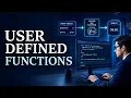 SQL User Defined Functions Reusable Logic Explained
