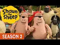 Lagu Shaun the Sheep 🐑 Season 2 Full Episodes (17-24) | Party Animals, Pirates + MORE | Cartoons for Kids