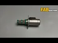 Fab Heavy Parts 12V Solenoid Valve SV98-T39-12VDC Fits for Caterpillar CAT Excavator CT60 CT80