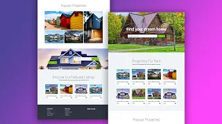 How to Build a Responsive Real Estate with HTML CSS and Javascript