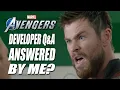 REDDIT DEVELOPER Q A ANSWERED BY ME Marvel s Avengers