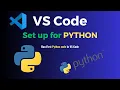 How to set up Visual studio for Python in 2025 - Python Set up for VSCode