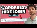 Hide WordPress Login Admin Page with WPS hide login plugin