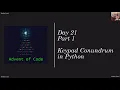 Advent of Code 2024 - Day 21