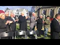 plaque flag dedication unveiling Silva Funeral Home