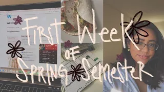 first week of spring semester CSULB JUNIOR YEAR