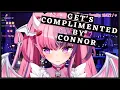 Ironmouse got visibly flustered after Connor s Genuine Compliment