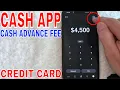 Does Cash App Charge Credit Cards As Cash Advance Fee