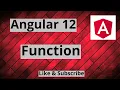 Angular 12 How to Make Function Call Function Pass Parameter in Function