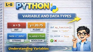 L-6 PYTHON VARIABLE AND DATA TYPES