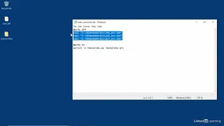 03 Create a batch file to load Python bindings