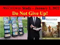 Watchtower Study - January 2 2022