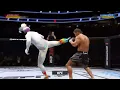 CAF fighter emotes into a KO - UFC 4