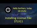 Activating STK License File for STLX11