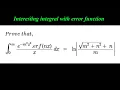 An integral with error function