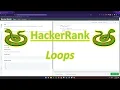 HackerRank Python Loops